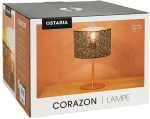 Ostaria Λάμπα Μεταλλική 'Corazon' Μαύρη και Χρυσή -36164
