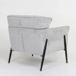 LIBERTA LENON ΠΟΛΥΘΡΟΝΑ ΓΚΡΙ 83x83x85cm