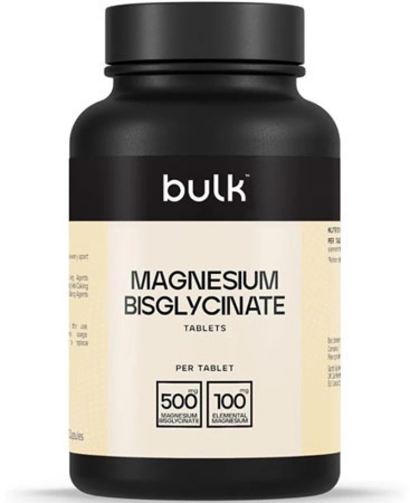Magnesium Bisglycinate 500mg 180tab - Bulk Nutrition