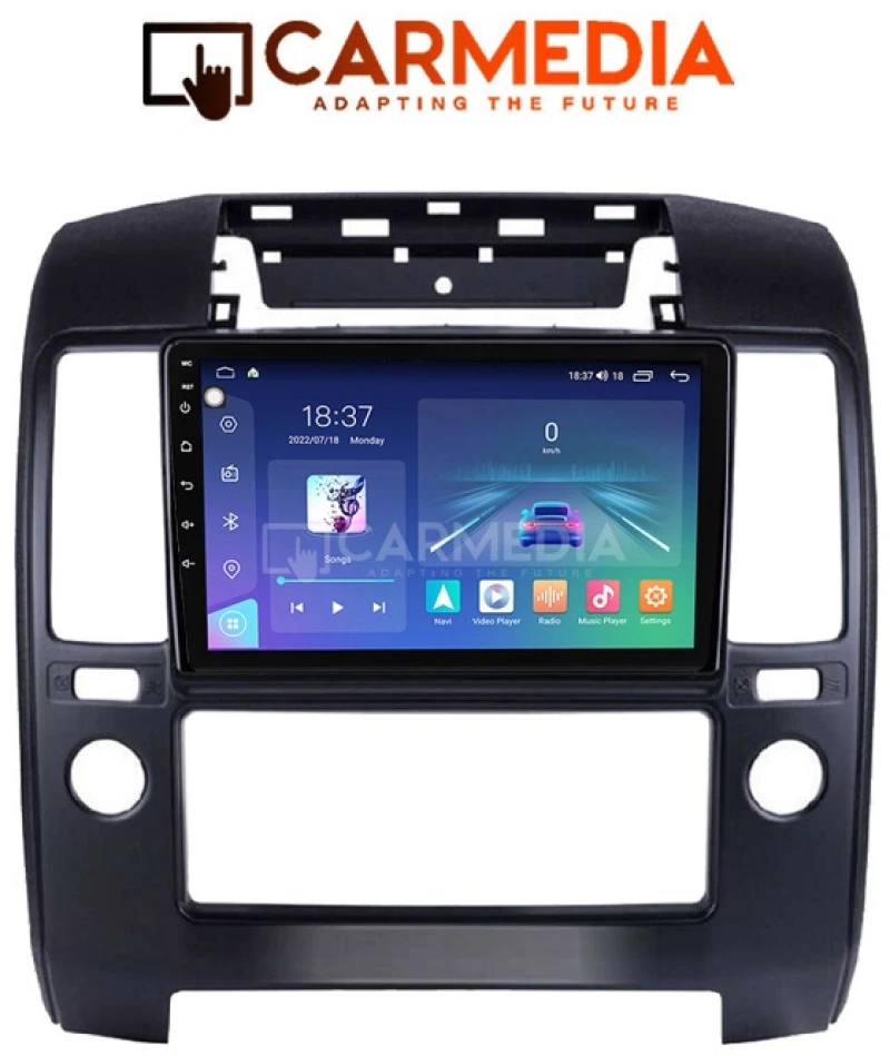 CARMEDIA CM2089-13W TABLET 9'' OEM NISSAN NAVARA 2004-2016 A/C