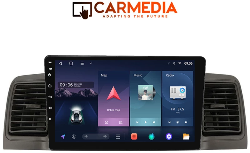 CARMEDIA CM2089-13W TABLET 9'' OEM TOYOTA COROLLA 2001-2006