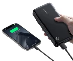 USAMS power bank CD254, 2x θύρες εξόδου, 20000mAh, 10W, μαύρο