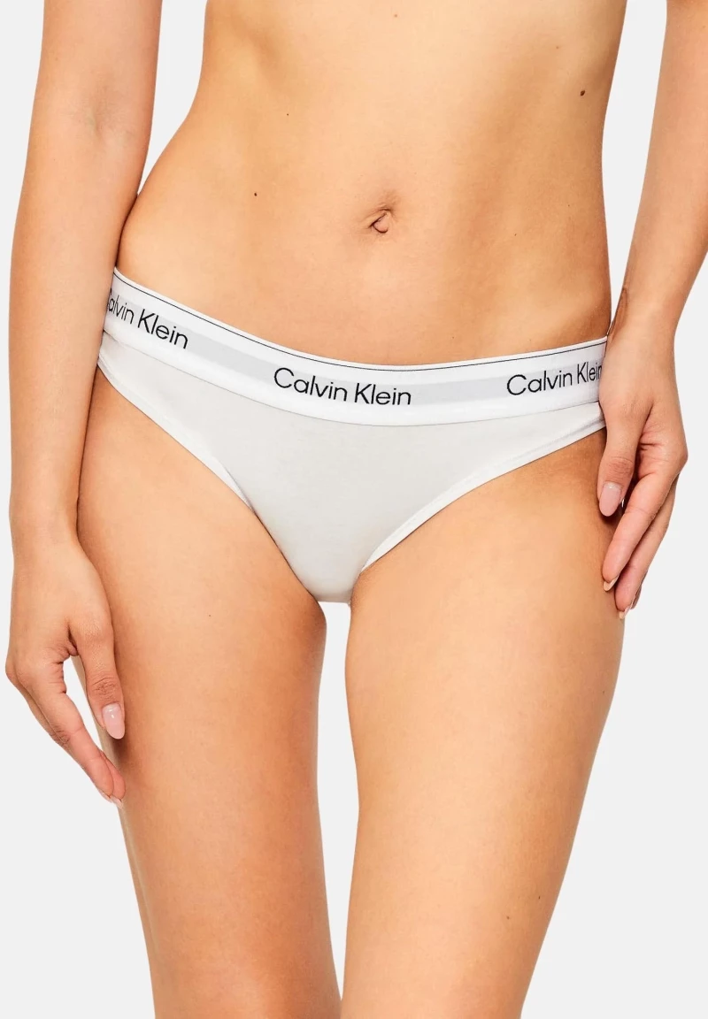 Γυναικείο Brazil  Calvin Klein - Λευκό -  Λευκό Λάστιχο - Cotton - Modal - Regular Fit
