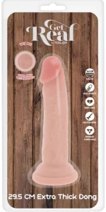 GET REAL - DELUXE THICK DOUBLE-DENSITY TPE DONG 29.5 CM