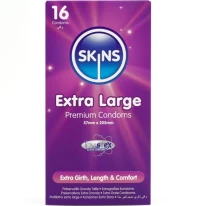 SKINS - EXTRA LARGE PREMIUM CONDOMS PACK 16
