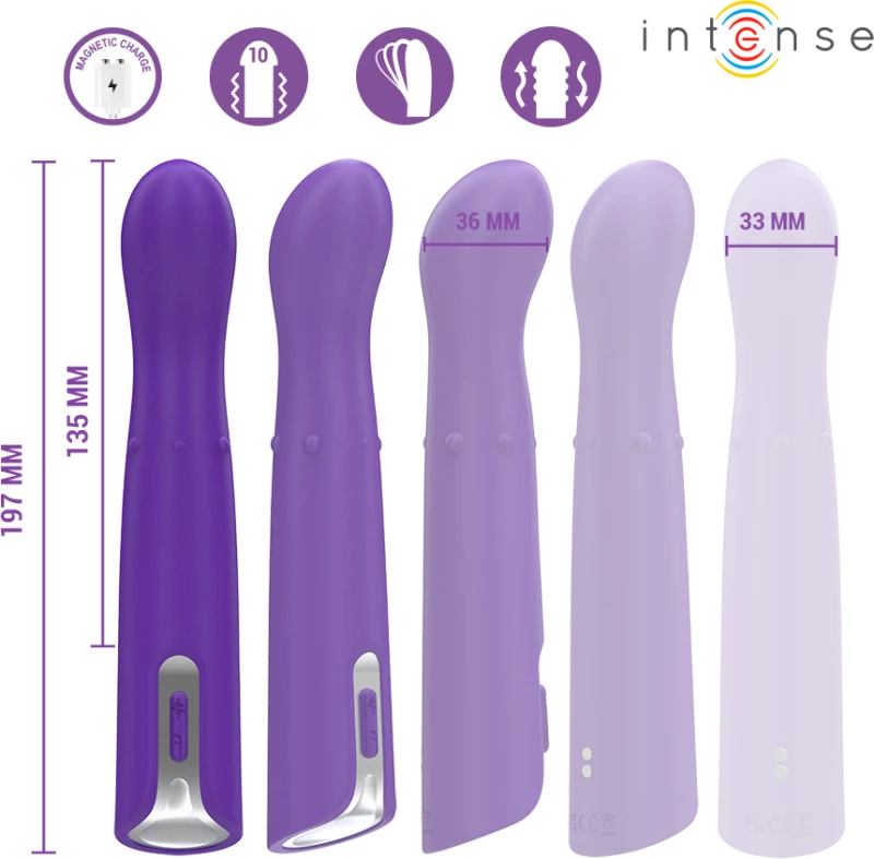 INTENSE - HELENA BEADS UP & DOWN WIGGLE VIBRATOR 13.5 CM