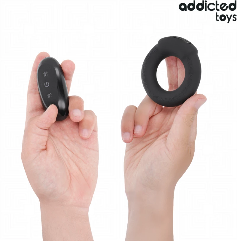 ADDICTED TOYS - HEATING EFFECT VIBRATING COCK RING REMOTE CONTROL