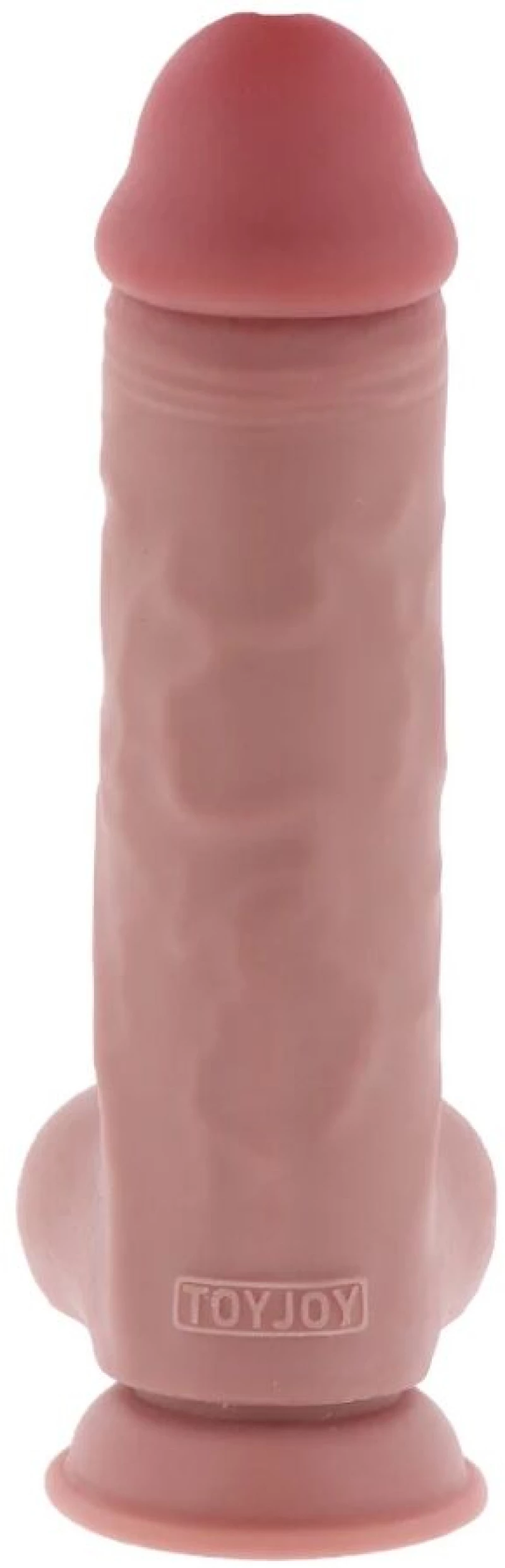 GET REAL - DELUXE REALISTIC PENIS WITH TESTICLES EXTRA THICK 25 CM