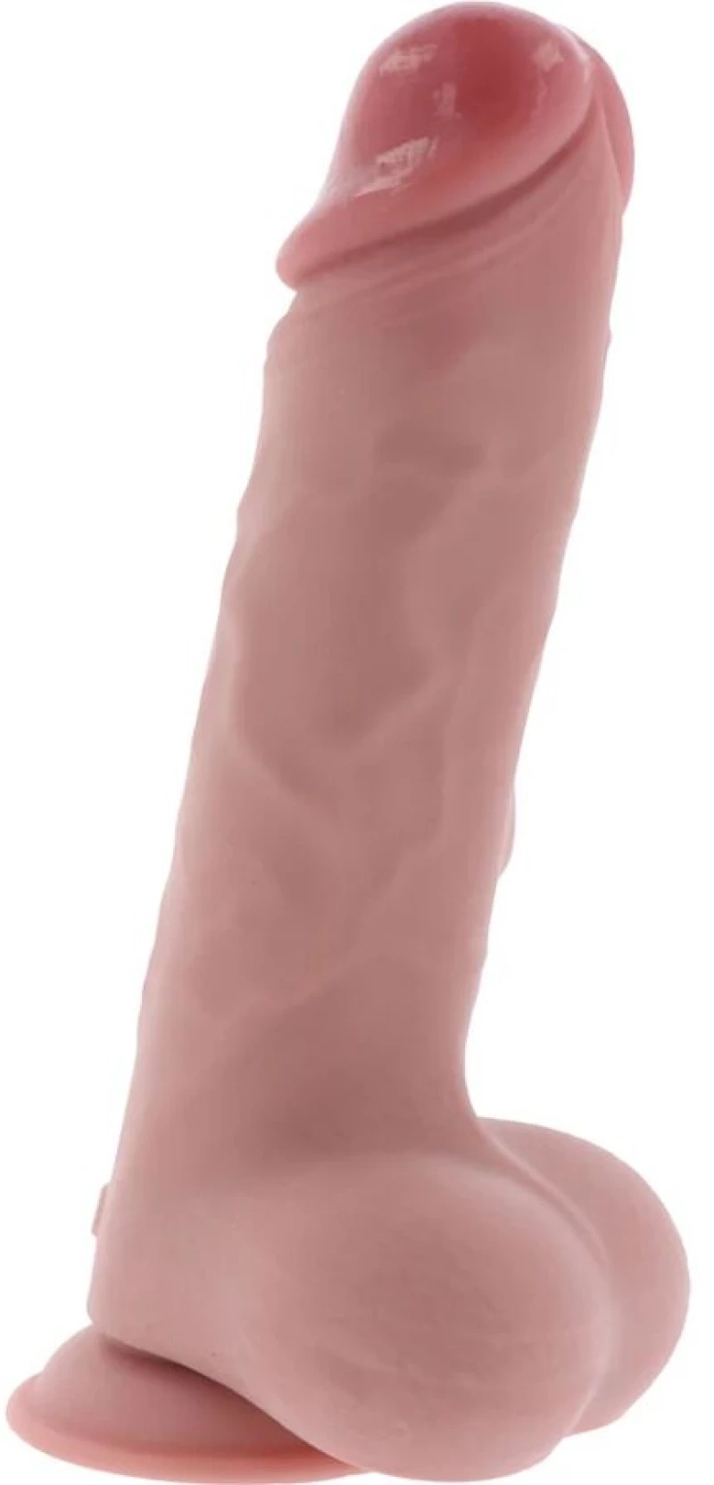 GET REAL - DELUXE REALISTIC PENIS WITH TESTICLES EXTRA THICK 25 CM