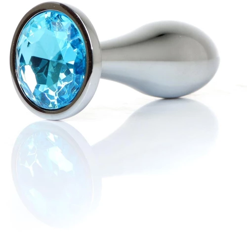 Plug-Jewellery Silver PLUG- Light Blue L