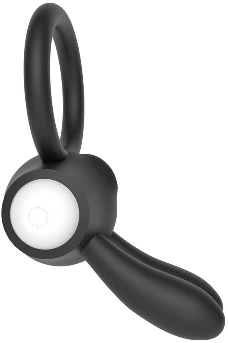 Lovetoy My First Power Clit Cockring Rabbit Black
