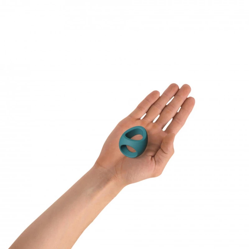 Love to Love Flux Ring Silicone Cock & Ball Ring Teal Me