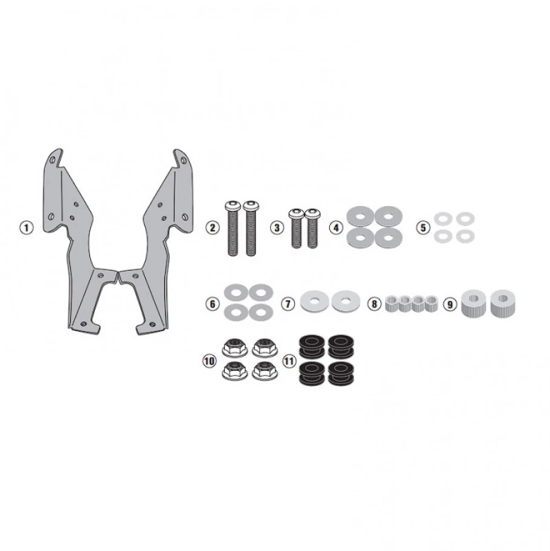 Kappa Kit Ζελατίνας Yamaha Niken 900 19-23 D2143KITK