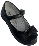 Touiti δερμάτινες μπαλαρίνες 342630 Black