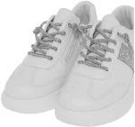 Renato Garini sneakers VA700010227B Λευκό Ιριδίζον Στρας