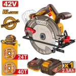 INGCO Δισκοπρίονο Μπαταρίας 42V Li-Ion Φ 185mm (CSLI4218511E)