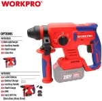 Επαναφορτιζόμενο Πιστολέτο SDS Plus 20V Li-Ion Brushless SOLO (2.0 J) | WORKPRO (PROFI) WP390300