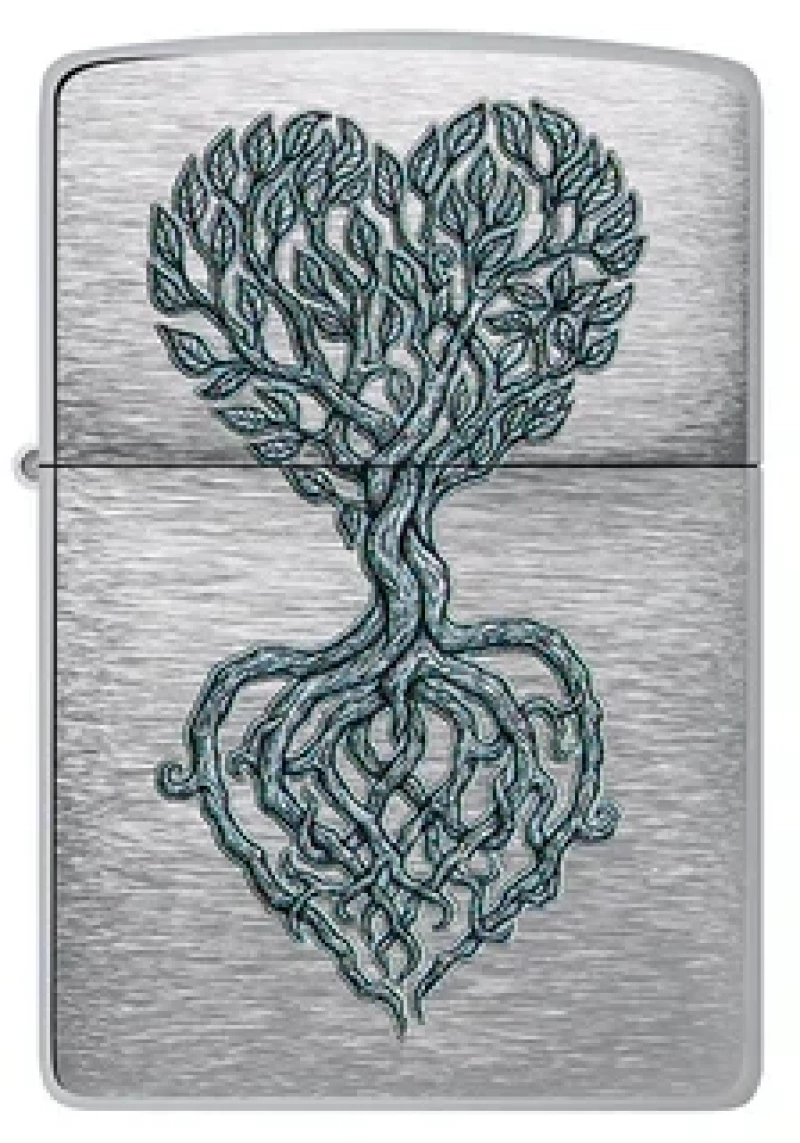 Zippo Αναπτήρας Λαδιού Αντιανεμικός Tree of Love Design 46232