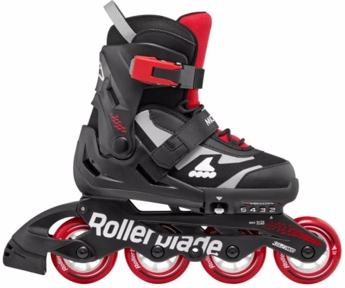 ROLLERBLADE Microblade Αυξομειούμενα Πατίνια - Μαύρο/Κόκκινο Μαύρο-Κόκκινο