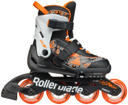 ROLLERBLADE Microblade SL Αυξομειούμενα Πατίνια - Μαύρο/Πορτοκαλί Μαύρο-Πορτοκαλί