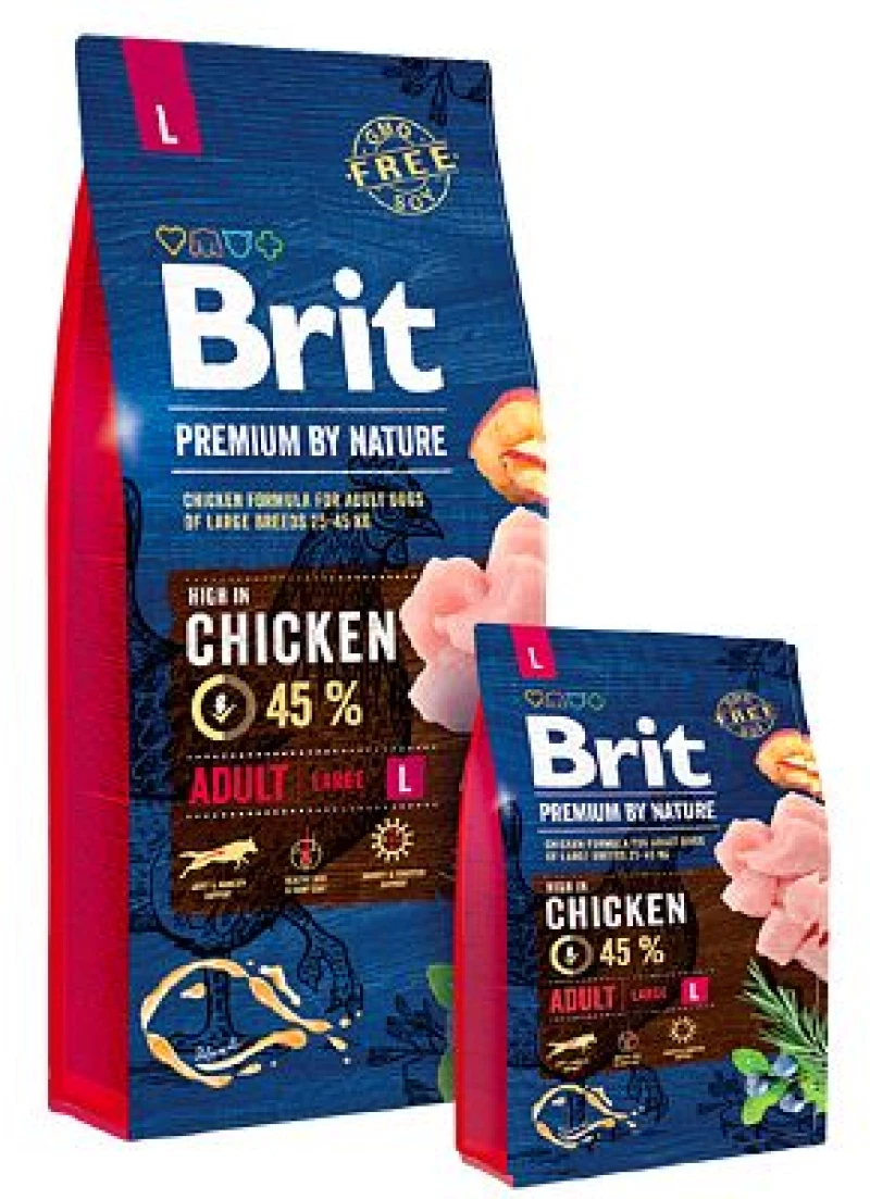 BRIT BY NATURE ADULT Large breed 3kg Μεγάλο