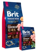 BRIT BY NATURE ADULT Large breed 3kg Μεγάλο