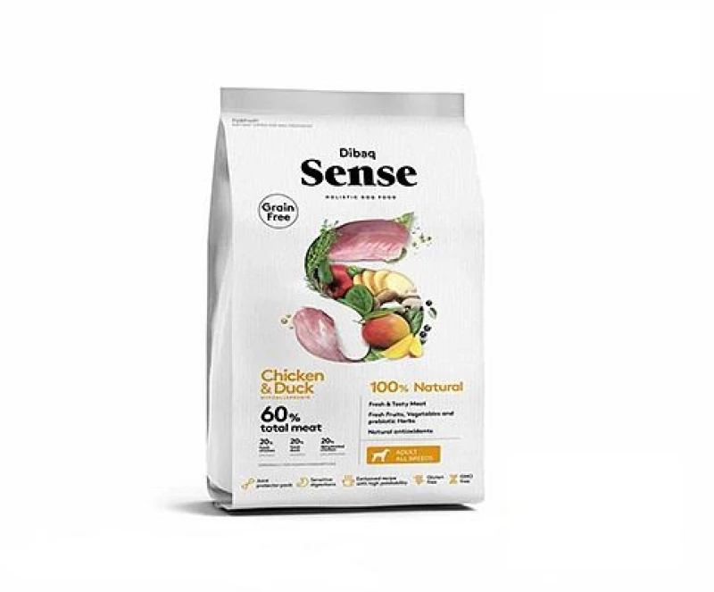 Dibaq Sense Holistic Hypoallergenic Grain Free Chicken and Duck    12kgr