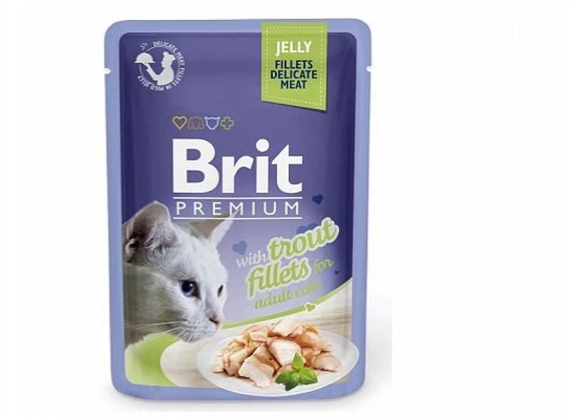 Brit Premium Cat Jelly Pouches 85γρ Jelly Pouches Trout