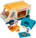 Ξύλινο τροχόσπιτο κάμπινγκ - Tooky Toy