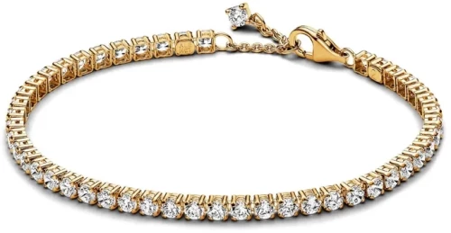 PANDORA Βραχιόλι TIMELESS Sparkling Tennis Gold-tone plated 561469C01 561469C01-20