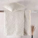 Ριχτάρι Melie Ecru Ρυθμός Τετραθέσιο 180x330cm Chenille,Βαμβάκι,Polyester