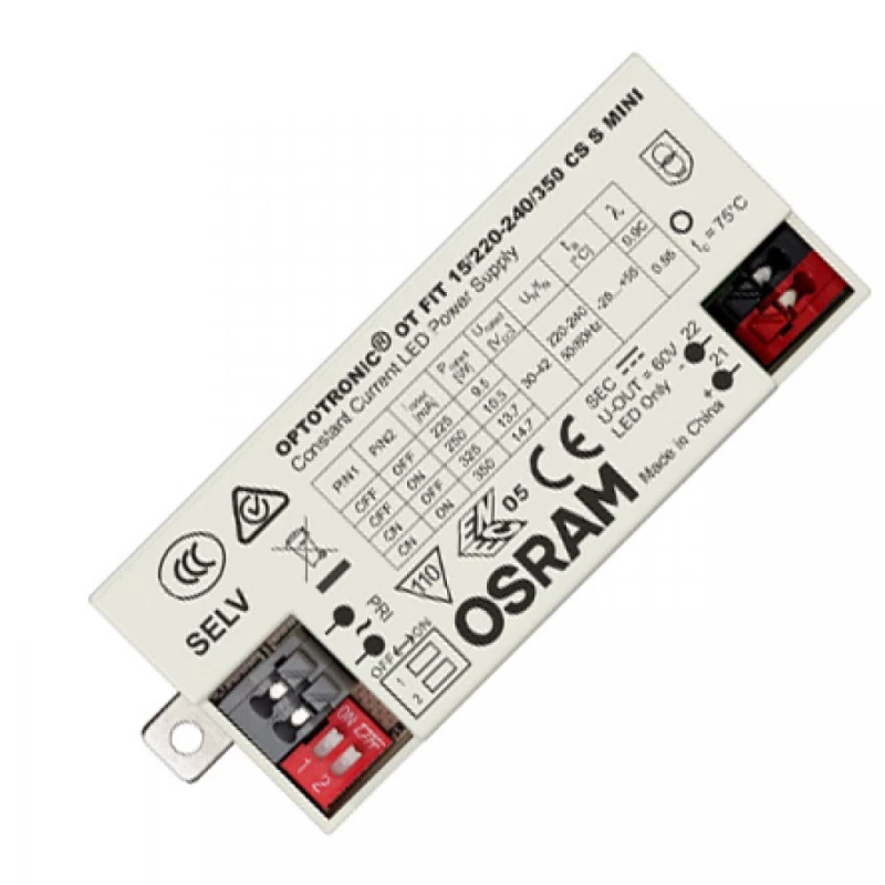 Driver D-OT FIT15 On-Off 15W 225-350mA 30-42V IP20 Osram White