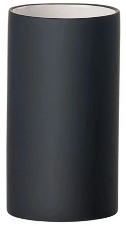 Ποτηροθήκη Πορσελάνινη Solo 330237 6x12,2cm Black Zone Denmark Πορσελάνη