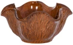Διακοσμητικό Μπωλ 0052-225-018 24x12cm Brown Κεραμικό