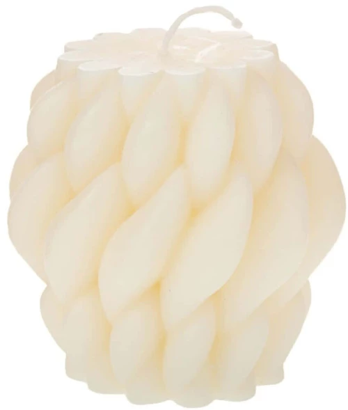 Κερί Χειροποίητο 91599 Φ11x10cm Cream