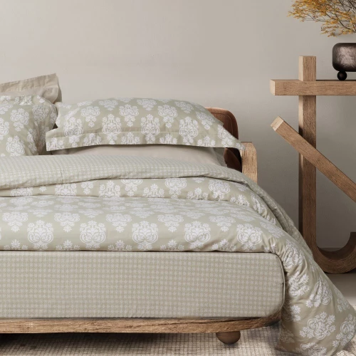 Παπλωματοθήκη Happy 9689 (Σετ 3τμχ) Taupe Das Home Υπέρδιπλo 220x240cm 100% Βαμβάκι