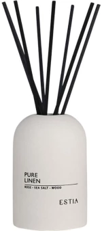 Αρωματικό Χώρου Με Στικς Pure Linen 04-36379 150ml White Estia