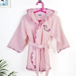 Μπουρνούζι Παιδικό Με Κέντημα Unicorn 187 04 Pink DimCol