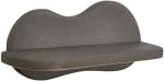 Ράφι Τοίχου 792EVL2956 34x10x15cm Grey
