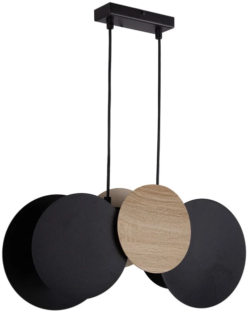Φωτιστικό Οροφής - Ράγα Tola 2 41092 2xE27 15W 44x12x130cm Oak-Black Sigma Lighting