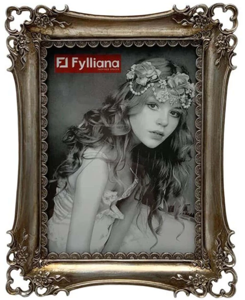 Κορνίζα 279-225-308 12x18cm Silver Πολυρεσίνη