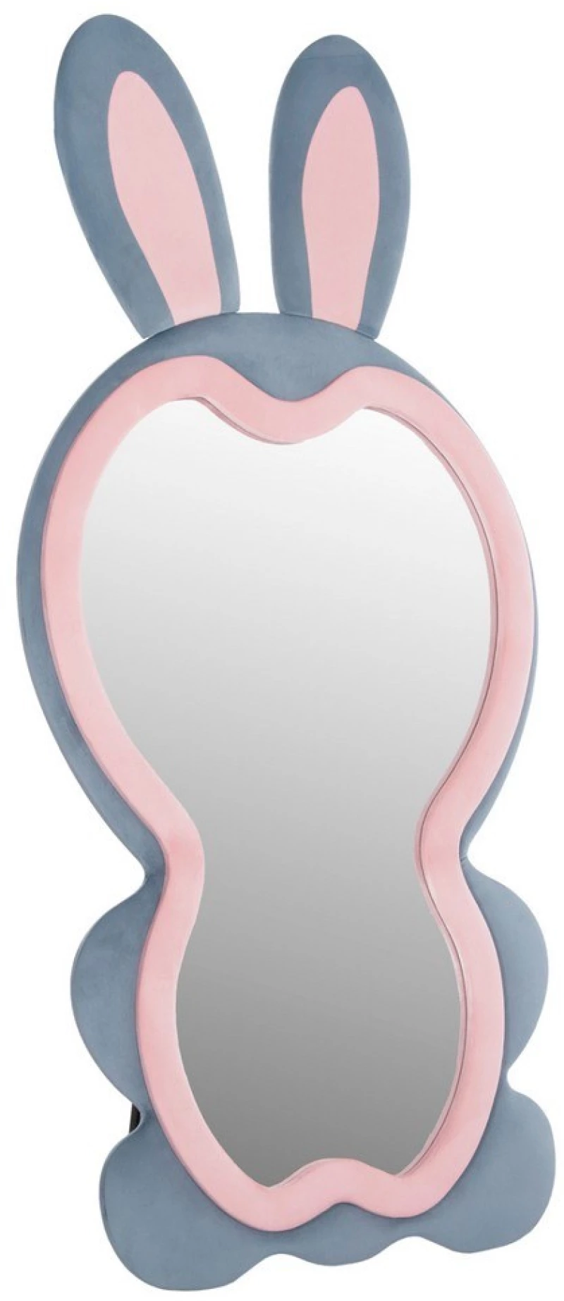 Καθρέπτης Δαπέδου Παιδικός Bunny HM4489.02 80x162cm Blue-Pink Μέταλλο
