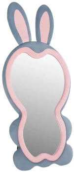 Καθρέπτης Δαπέδου Παιδικός Bunny HM4489.02 80x162cm Blue-Pink Μέταλλο