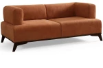 Καναπές Διθέσιος Hera 560ARE5212 180x100x75cm Orange-Black