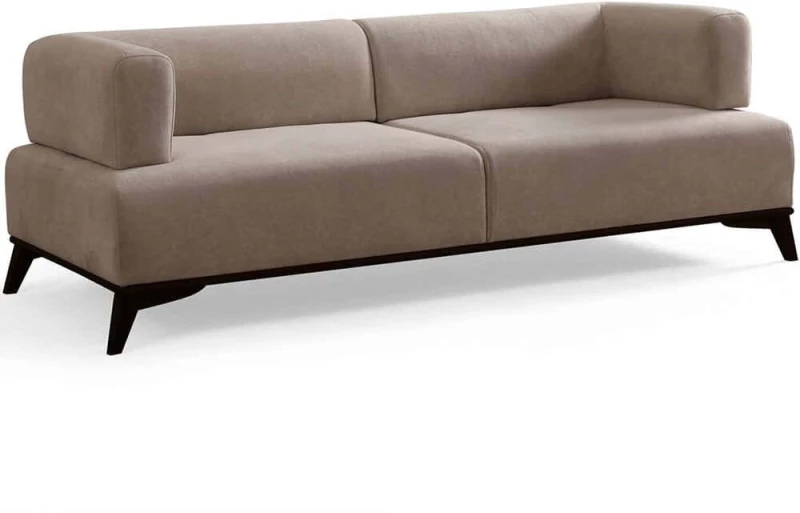 Καναπές Τριθέσιος Hera 560ARE5213 220x100x75cm Cream-Black