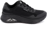Γυναικείο Αθλητικό Παπούτσι Skechers Uno Flex Χρώματος Μαύρο 177794-BBK