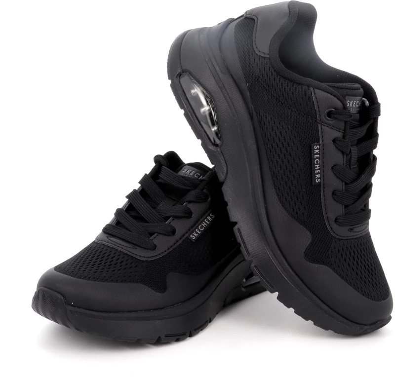 Γυναικείο Αθλητικό Παπούτσι Skechers Uno Flex Χρώματος Μαύρο 177794-BBK