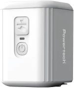 POWERTECH μίνι τρόμπα PT-1553 με φακό, 5W, επαναφορτιζόμενη, λευκή