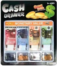 Συρτάρι Ταμειακής Μηχανής με Euro 24x28x2cm ToyMarkt 913663