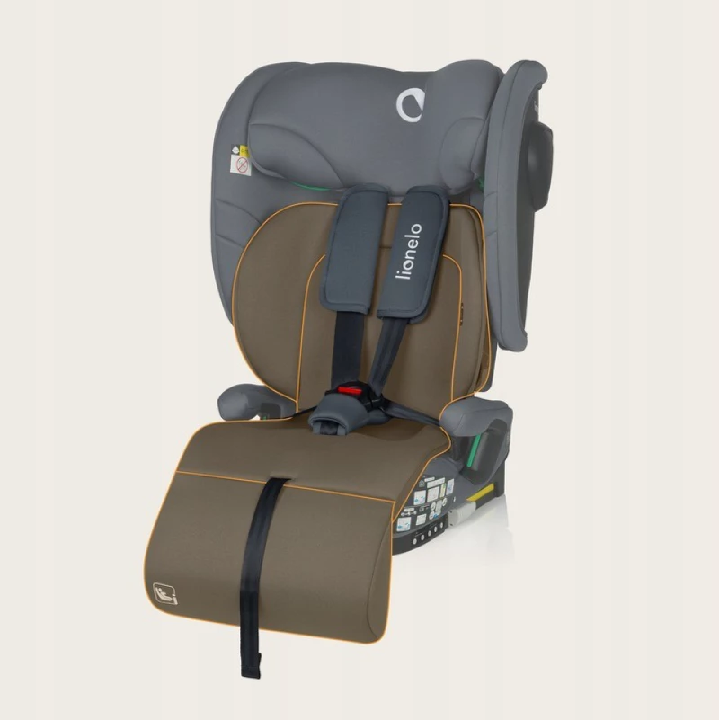 Lionelo Κάθισμα Αυτοκινήτου Nelly Ι-Size Ιsofix 76-150cm Black Carbon